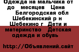 Одежда на мальчика от 0 до 5 месяцев › Цена ­ 1 700 - Белгородская обл., Шебекинский р-н, Шебекино г. Дети и материнство » Детская одежда и обувь   